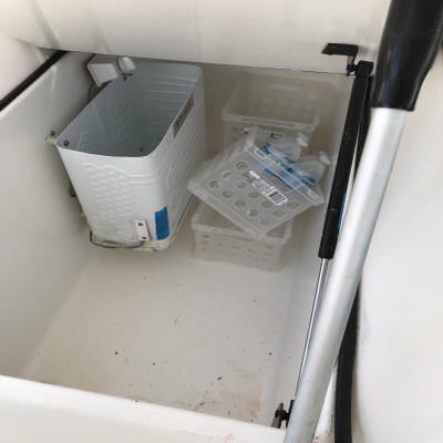 inside fridge